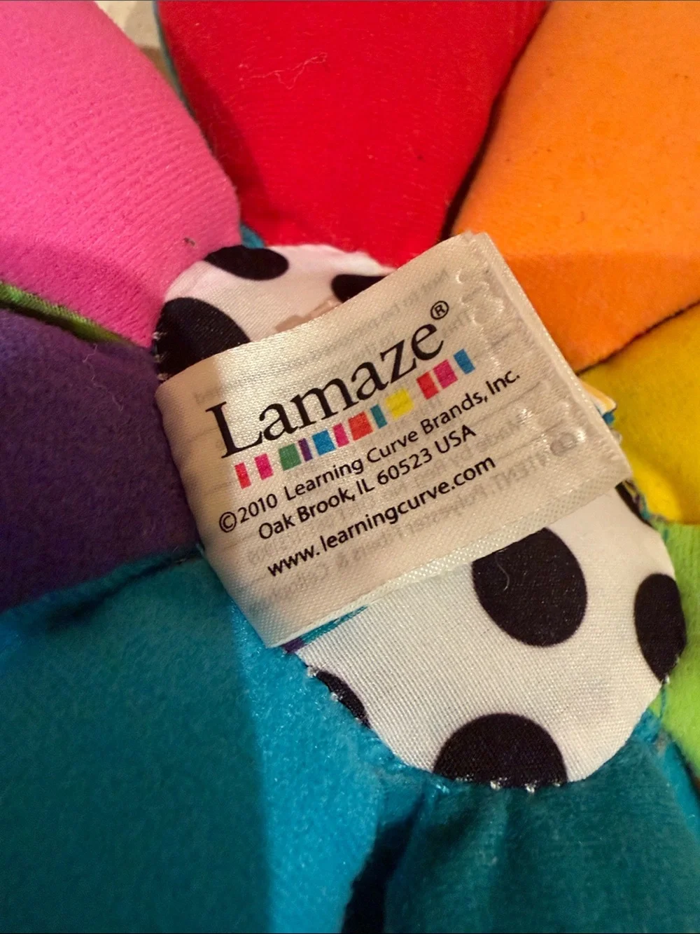 Lamaze Teal Octopus Sensory Plush with Multicolor Texture Petals